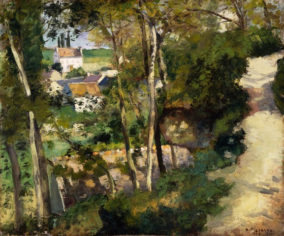 Camille Pissarro The Climbing Path, L'Hermitage, Pontoise